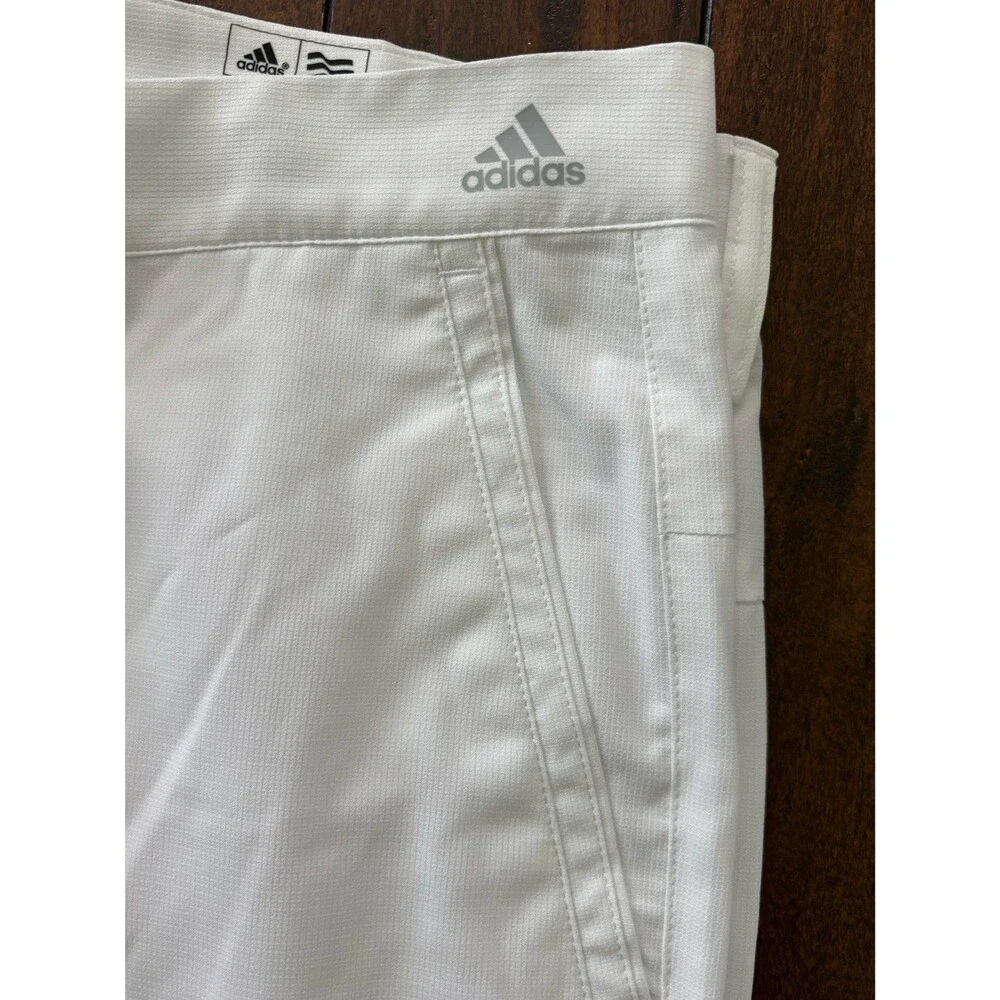 Adidas adizero Golf Mens Flat Front Walking Shorts (34, White)